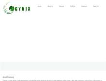Tablet Screenshot of cogynix.com